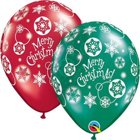 28cm Round Emerald & Ruby Christmas! Snowflakes #40560 - Pack of 50