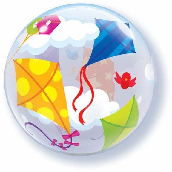56cm Single Bubble Kites In Flight #41508 - Each