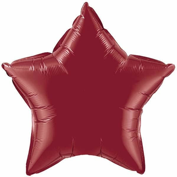 50cm Star Foil Burgundy Plain Foil #41533 - Each (Unpkgd.) SPECIAL ORDER ITEM