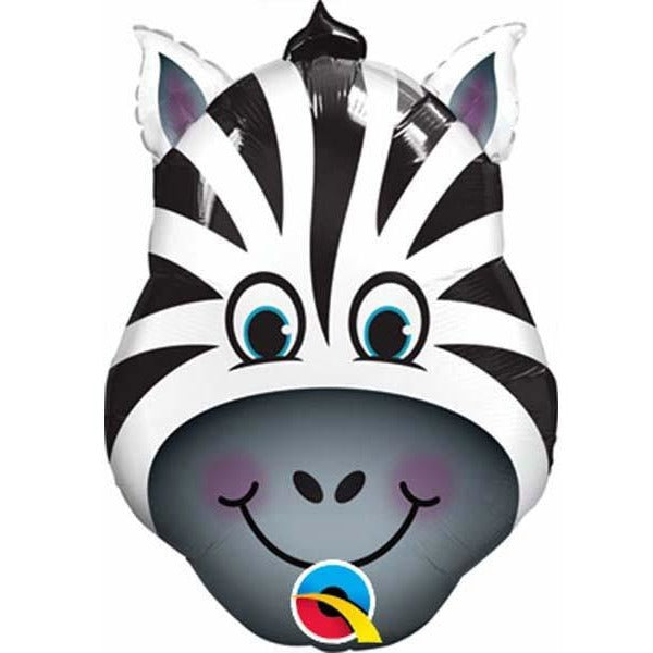 35cm Shape Foil Zany Zebra #41805 - Each (Unpkgd.) SPECIAL ORDER ITEM