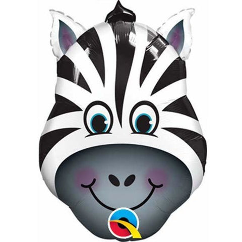 35cm Shape Foil Zany Zebra #41805 - Each (Unpkgd.) SPECIAL ORDER ITEM