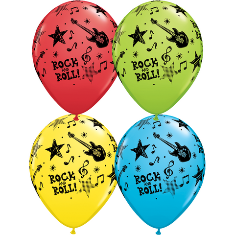 28cm Round Special Assorted Rock and Roll Stars #43422 - Pack of 50