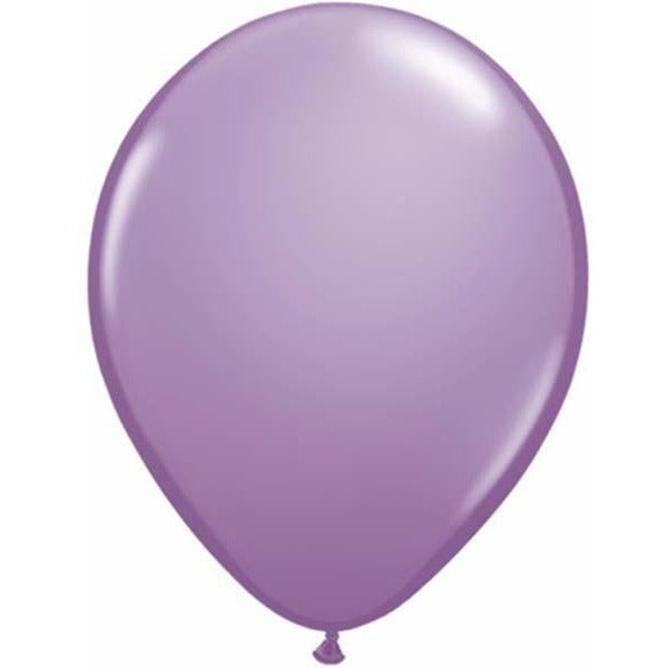 12cm Round Spring Lilac Qualatex Plain Latex #43565 - Pack of 100
