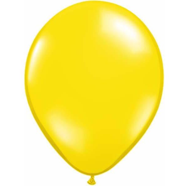 28cm Round Citrine Yellow Qualatex Plain Latex #43740 - Pack of 100