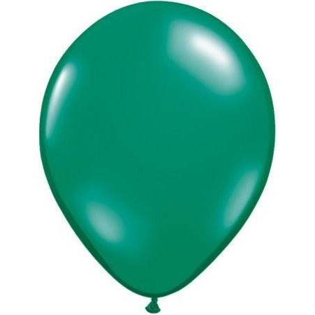 40cm Round Emerald Green Qualatex Plain Latex #43863 - Pack of 50 SPECIAL ORDER ITEM