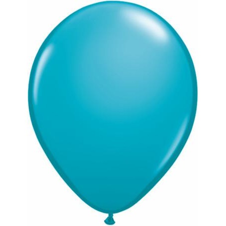 40cm Round Tropical Teal Qualatex Plain Latex #43902 - Pack of 50 SPECIAL ORDER ITEM