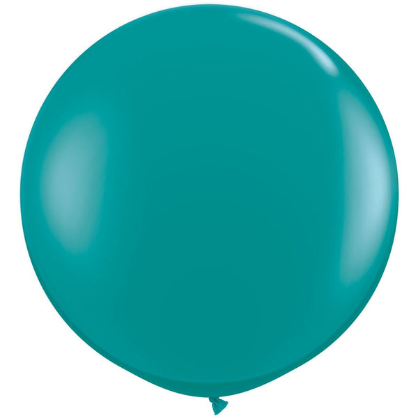 90cm Round Jewel Teal Qualatex Plain Latex #43458 - Pack of 2 SPECIAL ORDER ITEM