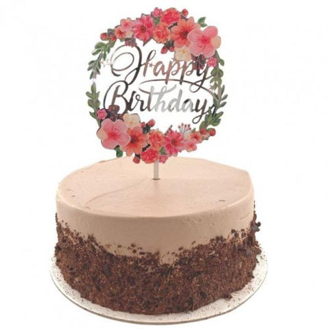 Cake Topper Acrylic BIRTHDAY Multi #443046