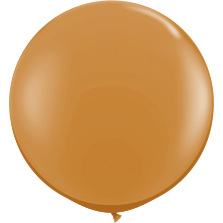 90cm Round Mocha Brown Qualatex Plain Latex #44564 - Pack of 2