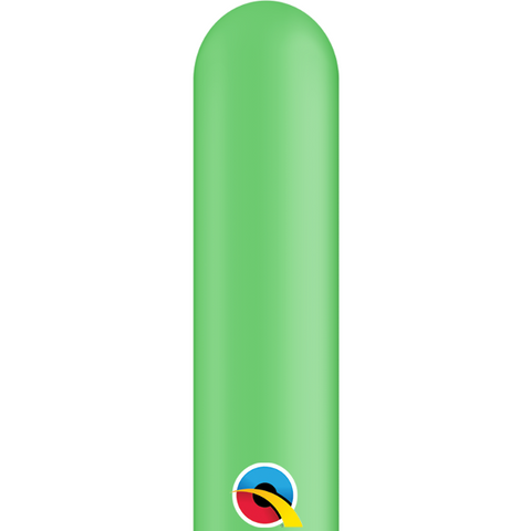 Qualatex 45719 – Palloncini Per Modellistica 260Q – Colore Verde Primavera – Lattice Biodegradabile – Ideali Per Animali E Decorazioni