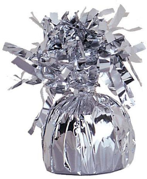 Balloon Weight Foil Silver #MS4939 - Pack of 6