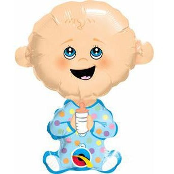 35cm Shape Foil Baby Boy #49404 - Each