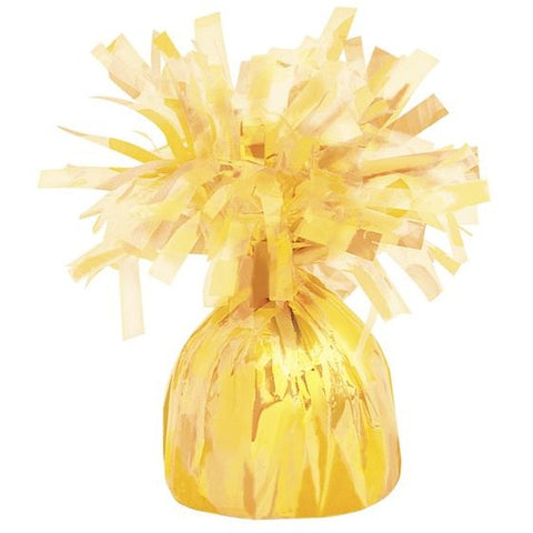 Balloon Weight Foil Yellow #204769 - Pack of 6