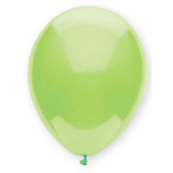 30cm Round Lime Green Funsational Plain Pkg #50052 - Pack of 50