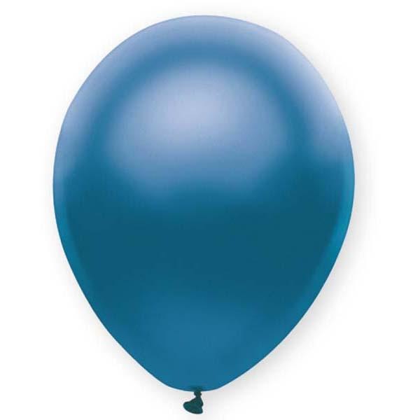 30cm Round Pearl Blue Funsational Plain Pkg #50063 - Pack of 50
