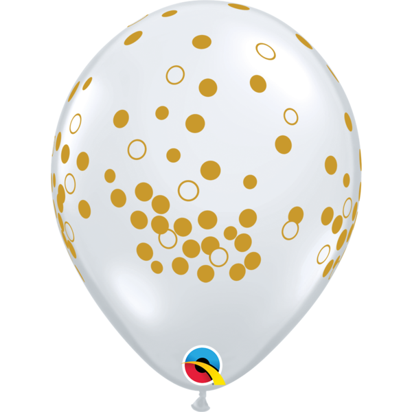 28cm Round Diamond Clear Confetti Dots #55450 - Pack of 50