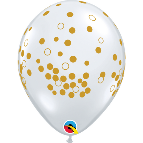 28cm Round Diamond Clear Confetti Dots #55450 - Pack of 50
