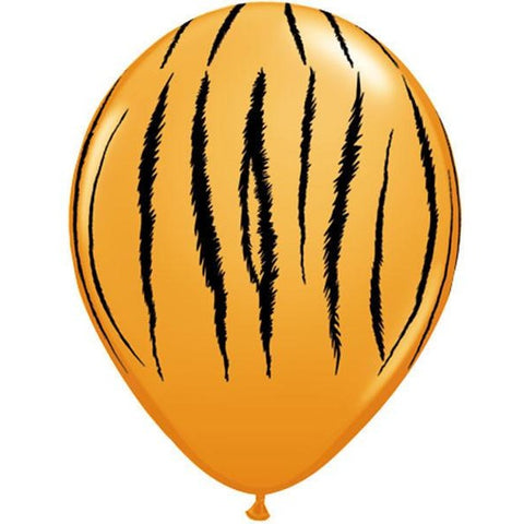 28cm Round Orange Tiger Stripes #55474 - Pack of 50