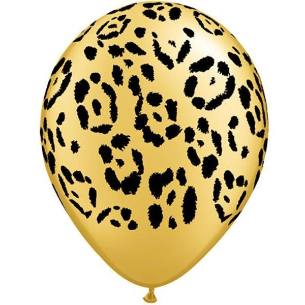 28cm Round Gold Leopard Spots #55478 - Pack of 50
