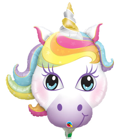 Mini Shape Foil Magical Unicorn 35cm #58025 - Each