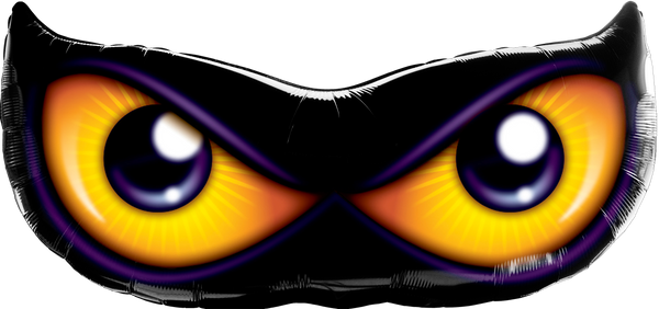100cm Shape Foil Spooky Eyes #58140 - Each (pkgd.)