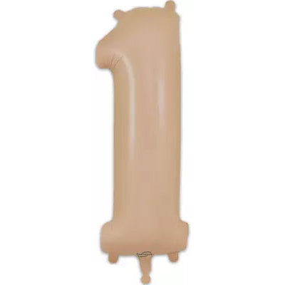 86cm Foil Number ONE Matte SAND #606715