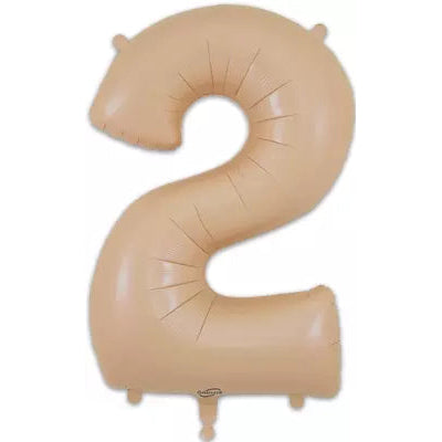 86cm Foil Number TWO Matte SAND #606722