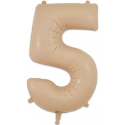 86cm Foil Number FIVE Matte SAND #606753