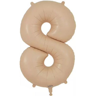 86cm Foil Number EIGHT Matte SAND #606784