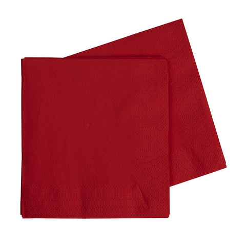 LUNCH Napkin Apple Red 40Pk #FS6072ARP