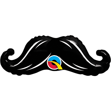 30cm Shape Foil Mini Mustache #65052 - Each (Unpkgd.) SPECIAL ORDER ITEM