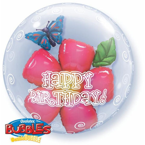 60cm Double Bubble Birthday Flower #68805 - Each