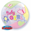 56cm Single Bubble Baby Girl Butterflies #69729 - Each
