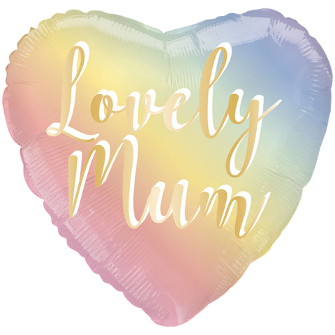 45cm Round Foil Happy MOTHER'S Day Lovely Mum #16666 - Each (Pkgd.)