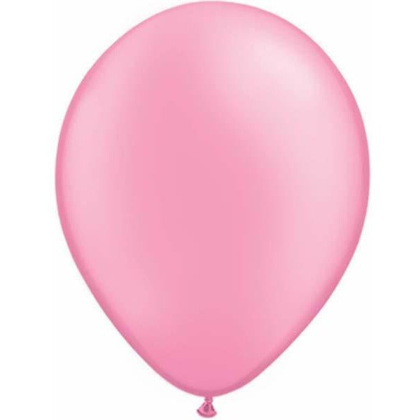 28cm Round Neon Pink Qualatex Plain Latex #74573 - Pack Of 100