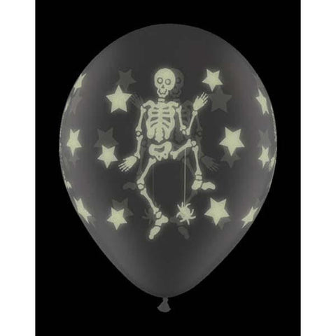 28cm Round Diamond Clear Glow Skeletons Wrap #74876 - Pack of 25 SPECIAL ORDER ITEM