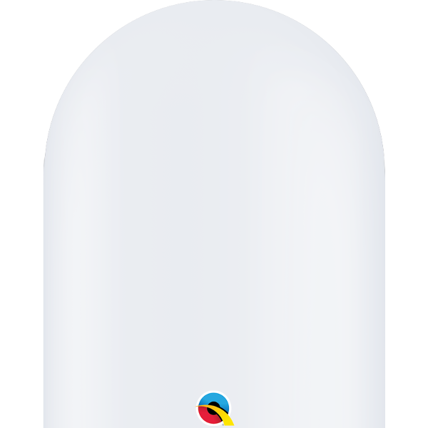 646Q White Qualatex Plain Latex #75451 - Pack of 50