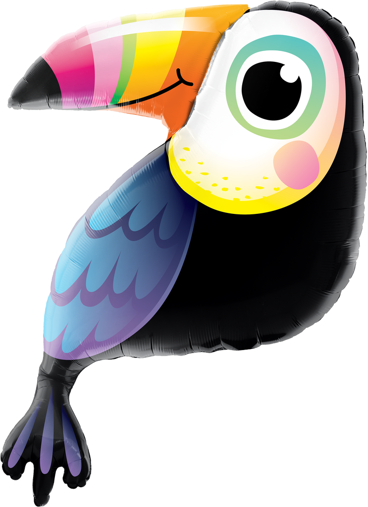 103cm Shape Foil Colorful Toucan #78563 - Each (Pkgd.)