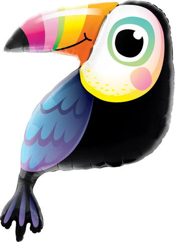 103cm Shape Foil Colorful Toucan #78563 - Each (Pkgd.)