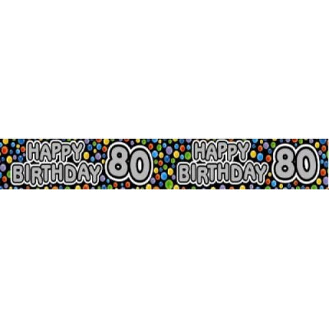 2.6m BANNER Happy 80th #AP109255