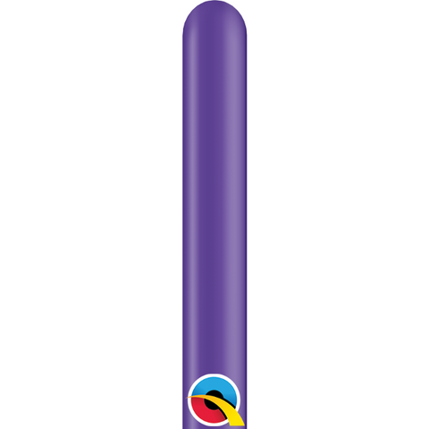 160Q Purple Violet Qualatex Plain Latex #82705 - Pack of 100