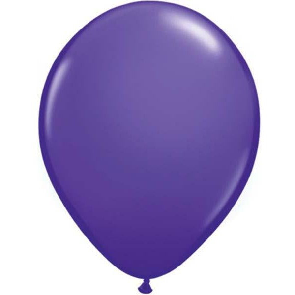 28cm Round Purple Violet Qualatex Plain Latex #83070 - Pack of 25
