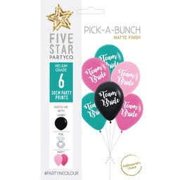 30cm Pick A Bunch Team BRIDE pack of 6 #750084