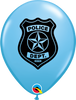 28cm Round Pale Blue Police Dept. #85836 - Pack of 50