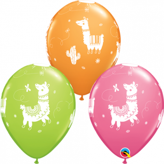 28cm Round Llamas Special Assortment #85837 - Pack of 50