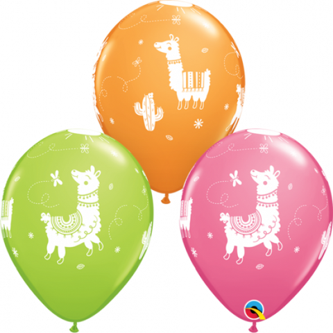 28cm Round Llamas Special Assortment #85837 - Pack of 50
