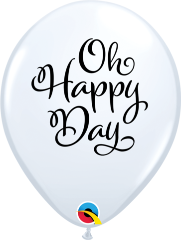 28cm Round White SIMPLY Oh Happy Day #87909 - Pack of 50