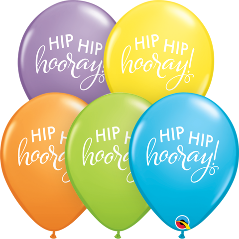 28cm Round Pastel SIMPLY Hip Hip Hooray #88268 - Pack of 50