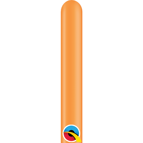 160Q Orange Qualatex Plain Latex #88349 - Pack of 100