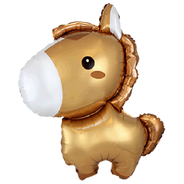 87cm Foil Shape Baby Brown HORSE #901857